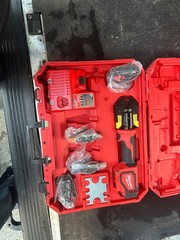 Milwaukee M18 FORCE LOGIC Press Tool Kit with ONE-KEY 1/2&Prime;-2&Prime; Jaws (2993-22)