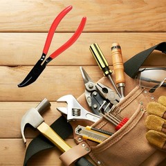Steel Metal Hand Seamer, 7-Inch Straight/Bender Plier Tools, Edge Seaming Pli&hellip;