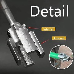 4 in 1 PVC Pipe Threading Tool 1/2&Prime; 3/4&Prime; 1&Prime; NPT Thread Cutting Die Set