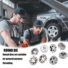 M2.5 X 0.45 Metric Round Die, Machine Thread Right Hand Threading Die, Alloy &hellip;