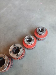 Ridgid 12-R Pipe Threader Die Head Set 12R Threading Dies 1/2&Prime; &ndash; 1 1/2&Prime;