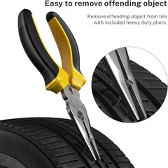 Flat Tire Repair Kit 31 Pcs &ndash; Car, Motorcycle, ATV, Jeep Tire Repair Tools