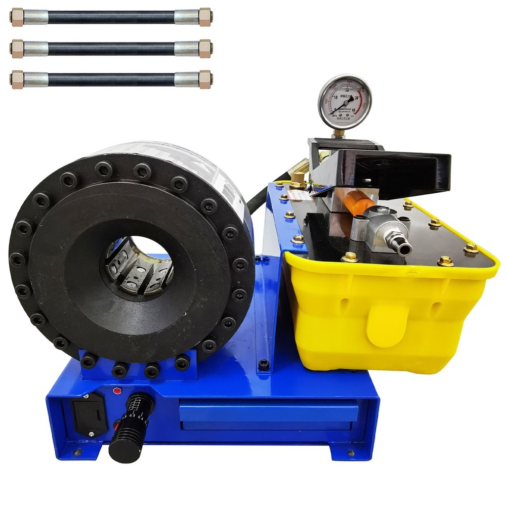 Portable Pneumatic High Pressure Hydraulic Hose Crimper Hose Clamping Machine