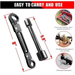 Angle Stop Removal Tool Plated Steel Angle Stop Wrench And Double Ended
