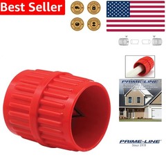 Durable Red Pipe Tubing Reamer Tool 1/8 to 1 5/8 Inch Diameter Single Pack