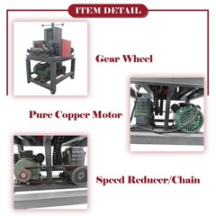 220V 1PH Heavy-Duty Pipe Bender Greenhouse Square Pipe/Round Pipe Bender 2.2KW