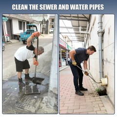 Sewer Snake,Manual Drain Snake 98.4 ft,Width 1inch,Thickness 1/10inch,Plumbin&hellip;