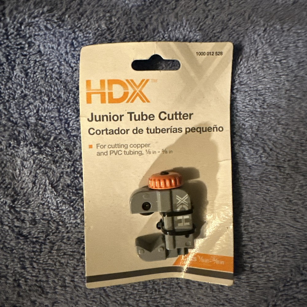 HDX Junior Tube PVC & Copper Pipe Cutter Cuts 1/8&Prime;- 5/8&Prime; Size Pipes SHIPS FAST!