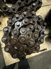 Lot 2 Wheeler Rex 3890 Hydraulic Chain Pipe Cutter Extra Chain (1 Works 1 Parts