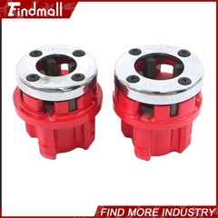Findmall Ratchet Pipe Threader Kit W/3 Dies 1/2&Prime; 3/4&Prime; 1&Prime; NPT Pipe Threading Tool