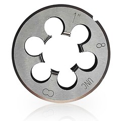 Die 1&Prime;-8 UNC Right Hand HSS Thread 8 TPI Grade 2B High Speed Steel Threading