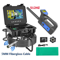 165FT Auto Self Leveling Pipe Inspection Sewer Camera 10.1 Inch + FREE Locator