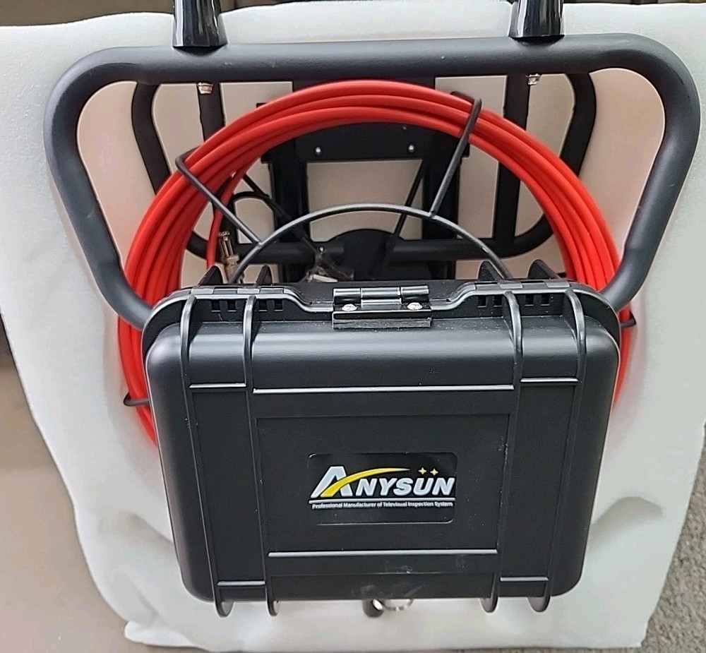 NEW Anysun Sewer Camera 9&Prime; Monitor 200 Ft/60m Inspection Camera