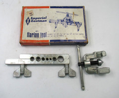 Pipe Flaring Tool Flare 3/16 to 5/8 in box Vtg Imperial Eastman No. 296-FA 45&deg;
