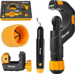 Heavy Duty Pipe Cutter Set 1/8&rdquo;&ndash;2&rdquo; Tube Cutter w/ Deburring Tool & Reamer