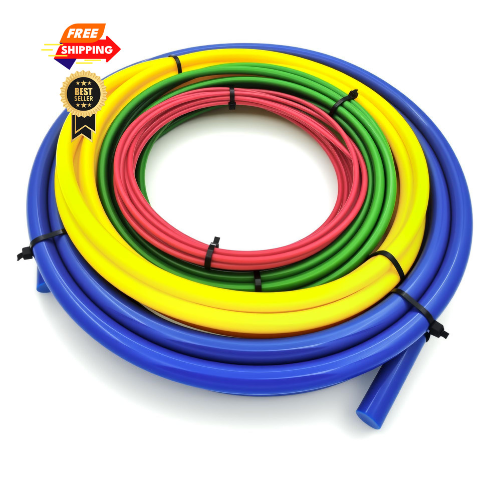 4Pcs HVAC 1/4&Prime;, 3/8&Prime;, 1/2&Prime;, 5/8&Prime;, Multicolor (Red, Green, Yellow, Blue)