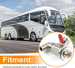 Oil Drain Valve with Removable L-Shape Hose End 14mm-1.5