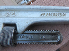 MCC 24&Prime; Aluminum Pipe Wrench PW-DA600 Jaw Size 600mm Forged Handle Japan
