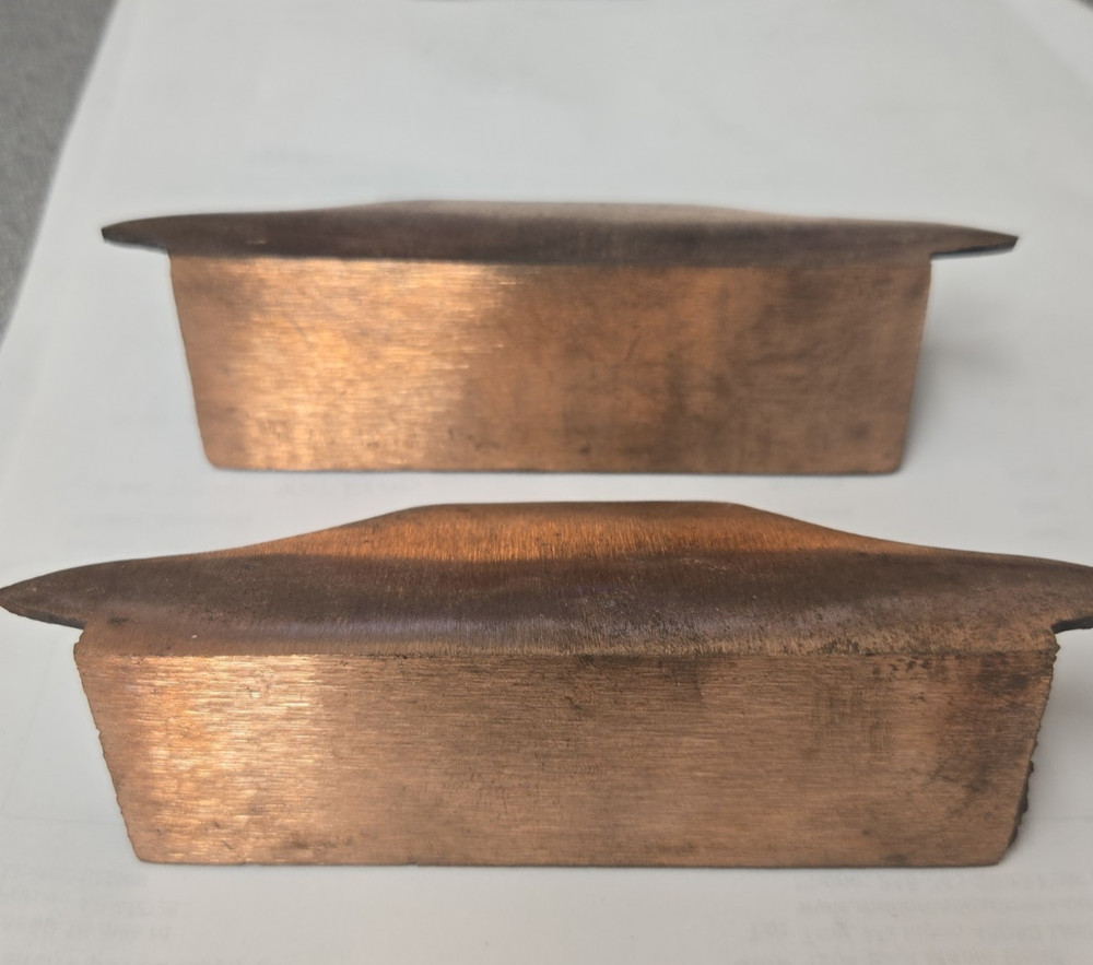 RIDGID (58060) 4-1/2&Prime; SOFT COPPER JAW COVERS SOLD IN A SET OF 2 *NEW NEVER USED*