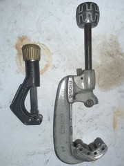 3 pcs TUBE CUTTERS INCLUDING Ridgid 152