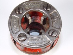 RIDGID 00R Pipe Threader Die Head Set 1&Prime;, 3/4&Prime;, 1/2&Prime;, 1/4&Prime;, Sharp Dies