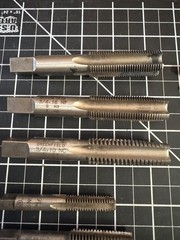 Lot of 37 Tap & Die Pieces &ndash; Greenfield, R&N, Pratt & Whitney, Morse