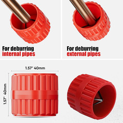 4-Piece Tubing Cutter Set, 1/4&rsquo;&rsquo; to 2&rsquo;&rsquo;OD Heavy Duty Copper Pipe Cutter, 1/8&rsquo;&rsquo; t
