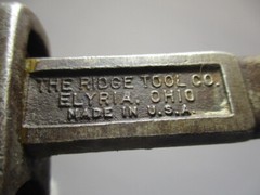 RIDGID Tools 8&Prime; PIPE WRENCH Ridge Improved Stillson # H1 Forged Made in USA VGC