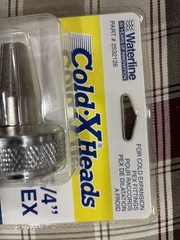 Waterline Part#2532126 Cold-X Heads 3/4&Prime; Pex For Cold Expansion
