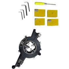 220V Pipe Threader Machine 1/2&Prime;-4&Prime; Powered Pipe Threading Cutter BSPT/NPT Thread