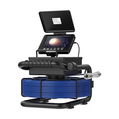 30M Pipe Inspection Camera with 512Hz Transmitter Sewer Camera Self Leveling 5&Prime;