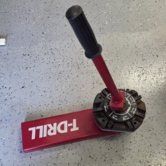 T-Drill T Notcher Tee Forming Machine Mint Condition. ND-54