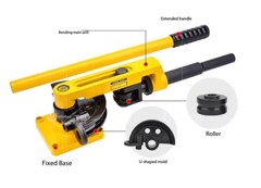 Manual SWG-25S Pipe Bender for Iron, Copper, and Steel Tubing &ndash; U-Bend