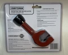 CRAFTSMAN 51672 Ratcheting Tube and Pipe Cutter 5/16&Prime; to 1-1/8&Prime;