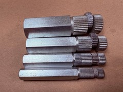 Vintage Roddick Tool 4-Piece 3/8&Prime; 1/2&rdquo; 3/4&rdquo; 1&rdquo; Internal Nipple Extractor Set