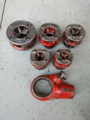 Ridgid 00R 00-R Pipe Threader w/5 Die 1/4&Prime;,/3/8&Prime;, 1/2&Prime;, 3/4&Prime;, 1&Prime;,