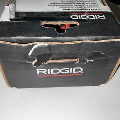 RIDGID 1/2 MANUAL RACHET NTP PIPE THREADING RH DIE HEAD + ALLOY DIES #36890R