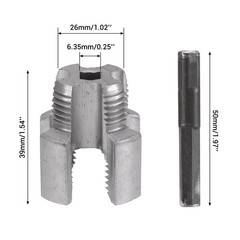 1/2&Prime;(4Points)+3/4&Prime;(6Points) PVC External Pipe Threading Carbon Steel Tool Kit