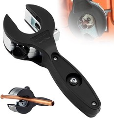 Portable Ratcheting Tubing Cutter, 2 in 1 Close Quarters Tube Compact Cutter