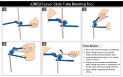 LORESO Tube Bender, Tubing Bender 0-180 Degrees Pipe Bender &ndash; 3 In 1 Copper B&hellip;