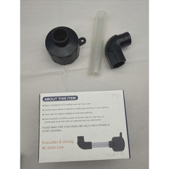 AC Drain Line Cleaner Adapter, HVAC to PVC AC Line Cleaner, AC Drain Line Unclog