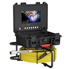 7&rdquo; Sewer Pipe Inspection Camera Drain Sewer Pipeline Industrial Endoscope 30m