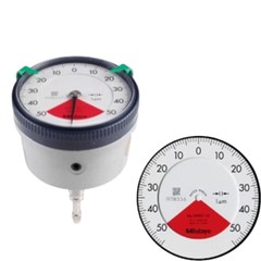 1pc 0-0.1mm back mounted piston pointer dial gauge 2990A-10 indicator gauge