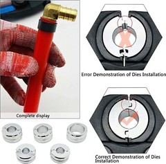 360&deg; Rotatable Copper Tube Fittings Crimping Tool For ASTM F1807 PEX Pipe