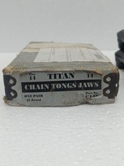 TITAN CHAIN TONGS JAWS SIZE 14 PART NO C141 REPLACEMENT JAW PAIR GEARWRENCH USA