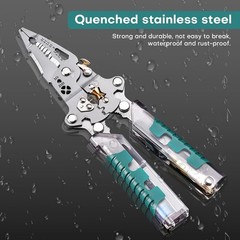 23 In 1 Foldable Wire Stripper Tool with Voltage Test, 2026 Electrical Pliers &