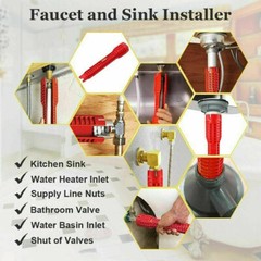 Faucet and Sink Bathroom Installation Wrench Tools for Plumbers and Homeowners