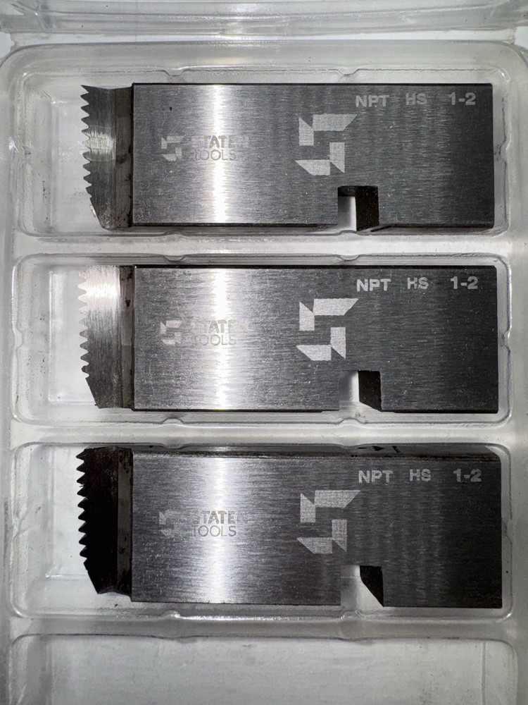3 Pk NPT 47770 1&Prime;-2&Prime; HS Pipe Dies For RIDGID 811 811A 815A**FAST FREE SHIPPING**