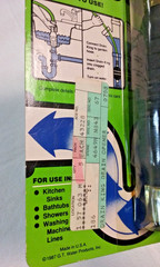 G.T. Water Products Drain King 186 Unclog Hose Attachment for Drains 1.5&rdquo;-3&Prime; New
