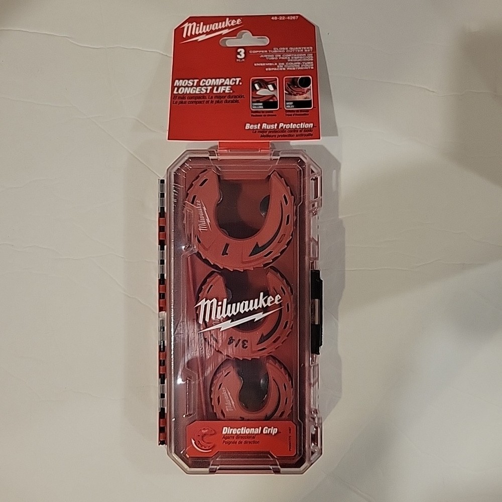 Milwaukee 48-22-4267 Close Quarters Copper Tubing Cutter Set, 3 Piece